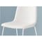 Monarch Specialties Office Chair, Bar Height, Standing, Computer Desk, Work, Pu Leather Look, Metal, White, Contemporary I 7750 - alternate 3